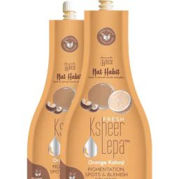 Nat Habit Orange Kalonji Fresh Ksheer Lepa - Pack of 2-8