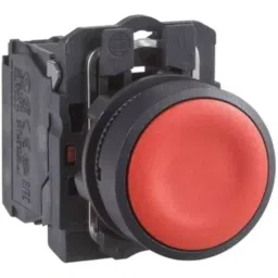 Sibass Electric Push Button SQD Type Harmony Series Without Contact Element with CE Mark, Red, SE-TBS-AA (Pack of 300)-28