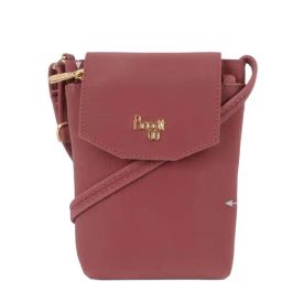 Baggit Phoner Dribble Red PU Solid Mobile Pouch-85