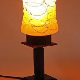 SOMIL Black Glass Cylinder Table Lamps-image-26