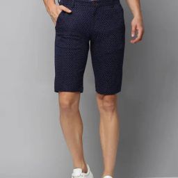 SHOWOFF Navy Regular Fit Printed Shorts-picture-23