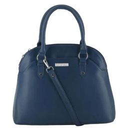 Toteteca Blue Solid Medium Handbag-29
