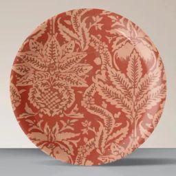 Nestroots Ethnic Floral Printed Multicolor Porcelain Wall Plate-37