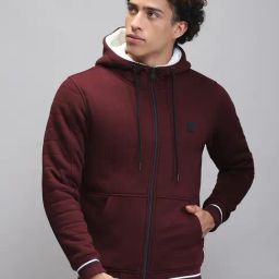 Rock.it by Monte Carlo Mens Solid Smart Fit Hooded Neck Full Sleeve Sweatshirt-38