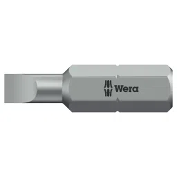 WERA SLOTTED BIT, 1.6MM X 8MM X 25MM, 05072065001-76