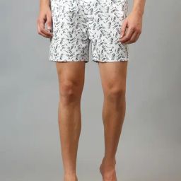Cantabil White Printed Boxers-picture-14