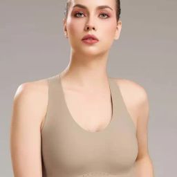 Soie Brown Regular Fit Sports Bra-image-42