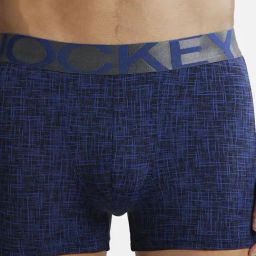 Jockey IC30 Navy Microfiber Elastane Stretch Trunks with Moisture Move Treatment (Prints May Vary)-picture-23