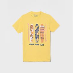 Fame Forever by Lifestyle Kids Yellow Printed Regular Fit T-Shirt-image-98