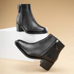 Red Tape Women's Black Casual Boots-image-34