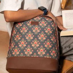 ZOUK Dome Daypack Multicolor Printed Mini Backpack-86