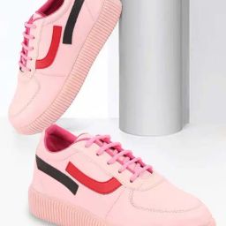 Fausto Women's Pink Sneakers-image-74