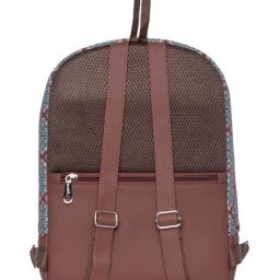 ZOUK Dome Daypack Green Printed Mini Backpack image 3