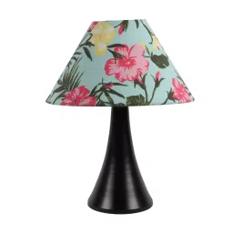 Tucasa TC-56 304.8 mm (12 Inch) Floral Print Table Lamp with Metal Base-picture-25