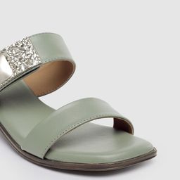 Inc 5 Minimal Textured Embellished Block Heels image 4