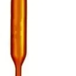 Abgil 100ml Borosilicate Glass Amber Color Transfer Volumetric Class B Pipette One Mark Accuracy with Pipette Rubber Bulb ABG1778-15