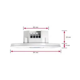 Esylux Presence and Motion Detector KNX Flat Round Sensor 8m Detection Distance EP10451706 image 2