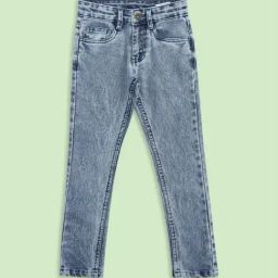 Pantaloons Junior Blue Cotton Washed Jeans-picture-28