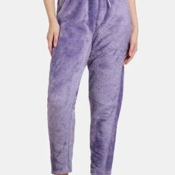 Zivame Purple Plain Pyjamas-image-84