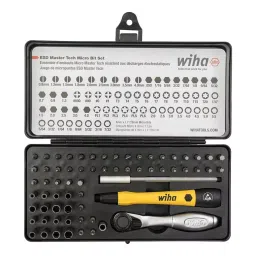 WIHA TOOLS SYSTEM 4 MASTER TECH W/MICROBIT, 65PCS, 75965.-7