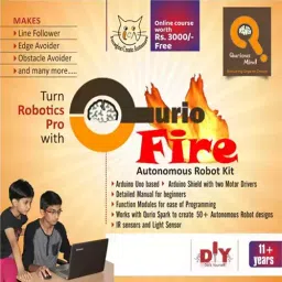 Qurio Fire Robotic DIY Kit for Science Project-30