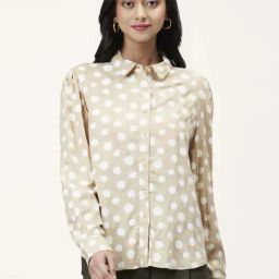 Honey by Pantaloons Beige Printed Shirt-image-82