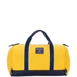 Tommy Hilfiger Garret Polyester Gym Bag Duffel - Yellow+Navy-picture-42