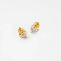 P.N.Gadgil Jewellers 14k Gold Tandoutparkle Stud Diamond Earrings For Women-image-51