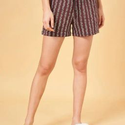 Dreamz by Pantaloons Brown Cotton Printed Shorts-image-84