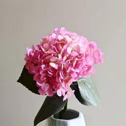 Blooming Floret Pink 1 Pieces Hydrangea Artificial Flower-56