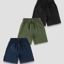 YUV Boys Pack of 3 Knee Length Regular Shorts With Pockets-picture-15