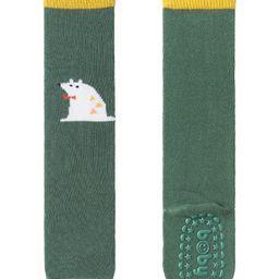 SYGA Non Slip Knee Length Cotton Trainer Socks - Green-image-33
