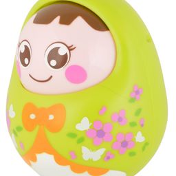 Sanjary  Tumbler Doll  Push and Shake Wobbling Bell Sounds Roly Poly- Color May Vary-17