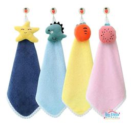 THE LITTLE LOOKERS Pack Of 4 Star Fish & Animals Applique Towels - Multi Colour-image-15