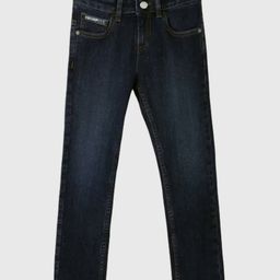 KUCHIPOO Mild Washed Denim Jeans - Black-image-57
