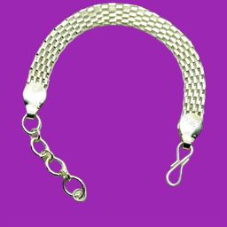Dynamic Retail Global Men Silver Link Bracelet-7