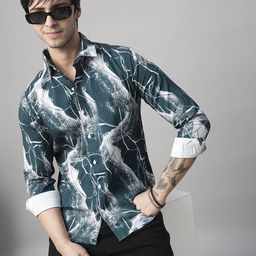 TRYBUY.IN Men Standard Opaque Printed Casual Shirt-image-64