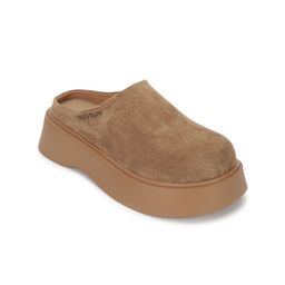 Truffle Collection Women Suede Flatform Mules-55