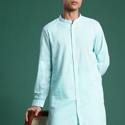 Sangria Regular Pure Cotton Kurta with Pyjamas-picture-17