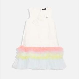 Allen Solly Girls White Cotton Self Dress-image-63