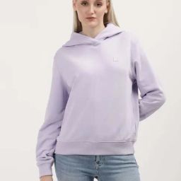 CALVIN KLEIN Purple Cotton Sweatshirt-image-4
