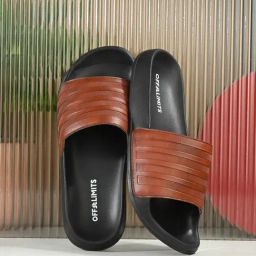 OFF LIMITS Men's LAIDBACK Tan Slides-77