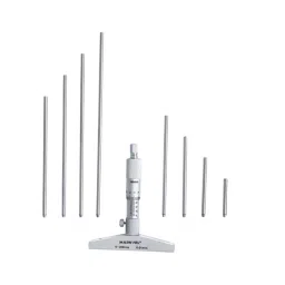 Markvel 0-100 mm Range Stainless Steel Depth Micrometer, 208-100-9