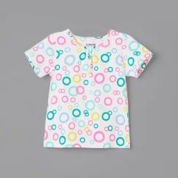 Juniors by Lifestyle Baby Girls White Regular Fit T-Shirt-image-79