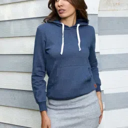 Campus Sutra Blue Regular Fit Hoodie-picture-48