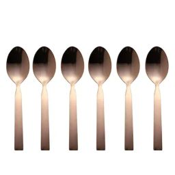 FnS Allie Rose Gold Stainless Steel Tea Spoon - Set of 6-34