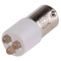 RS PRO White Panel Mount Indicator 230V AC, Mounting Hole Size 25 x 10 mm, Termination Type , Model No 208857-17
