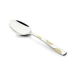 FnS Jazz Silver & Gold Stainless Steel Serving Spoon-20