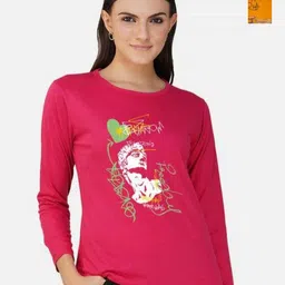Metronaut Women Pack of 2 Bio Finish Graphic Printed Round Neck Cotton T-shirts-picture-47