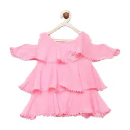 Tiny Girl Kids Pink Regular Fit Top-image-43